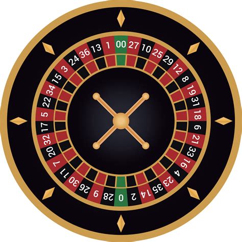 american roulette wheel vector